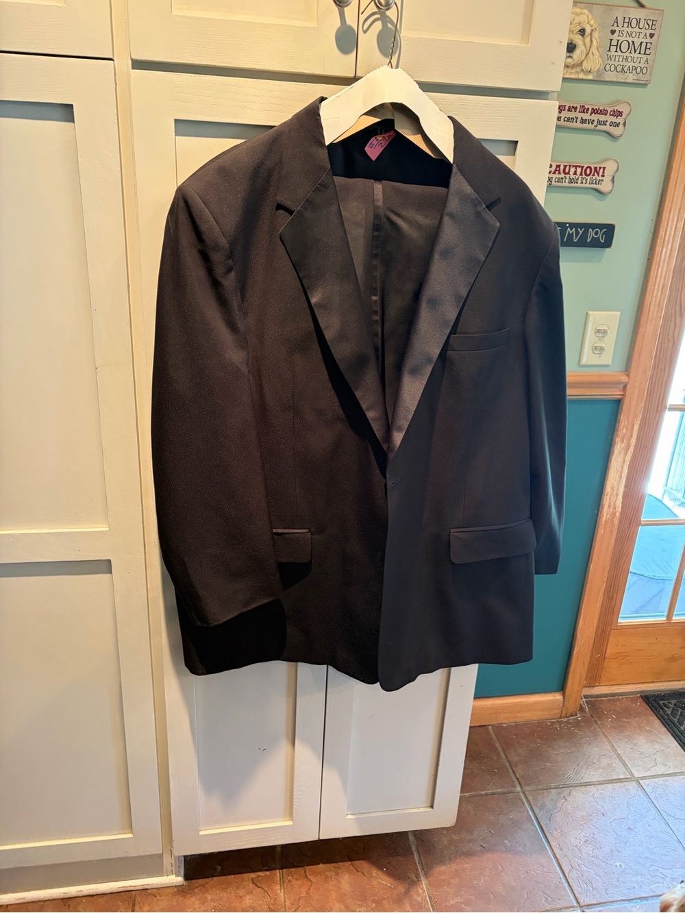 Tuxedo  Men's Black Blazer and pants Timeless Tailored Style